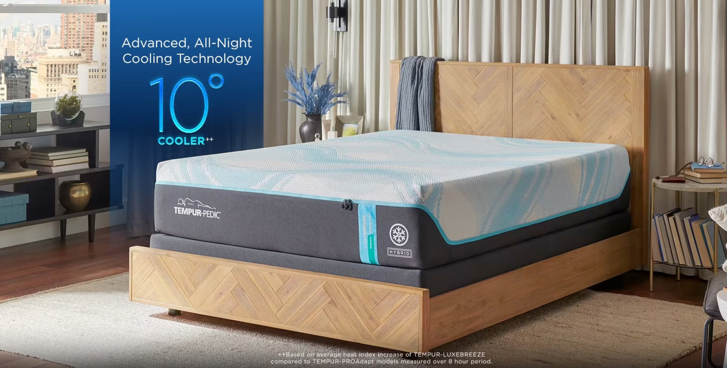Tempur-Pedics TEMPER-LuxeBreeze Soft Mattress - Mattress