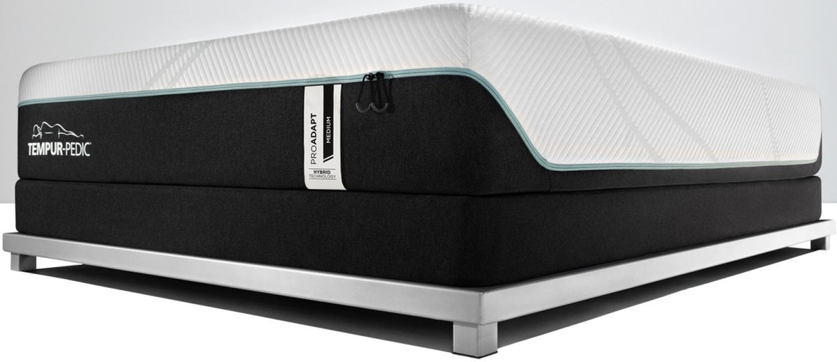 Tempur-Pedic TEMPUR-ProAdapt Medium Hybrid Twin XL Mattress and TEMPUR-Flat® High Profile Foundation