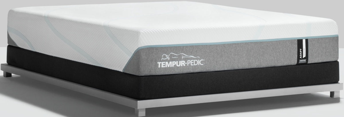 Tempur-Pedic® TEMPUR-Adapt® Foam medium Queen Mattress and TEMPUR-Flat™ High Profile Foundation